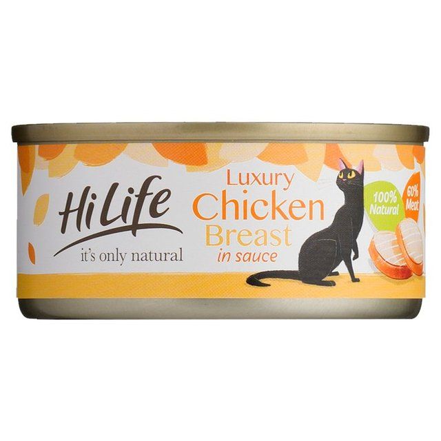 HiLife It's Only Natural Luxury Cat Food - Chicken Breast in Sauce   70g