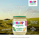 HiPP Organic Courgettes &amp;amp; Potatoes Baby Food Jar 4+ Months (6 x 125g)