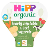 HiPP Organic Hearty Vegetable &amp;amp; Beef Casserole Toddler Tray Meal 12+ Months   230g