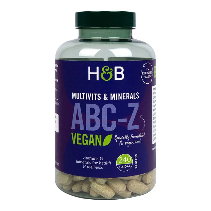 Holland &amp;amp; Barrett ABC to Z Vegan Multivitamins 240 Tablets