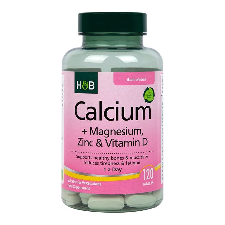 Holland &amp;amp; Barrett Calcium Magnesium Vitamin D &amp;amp; Zinc 120 Tablets