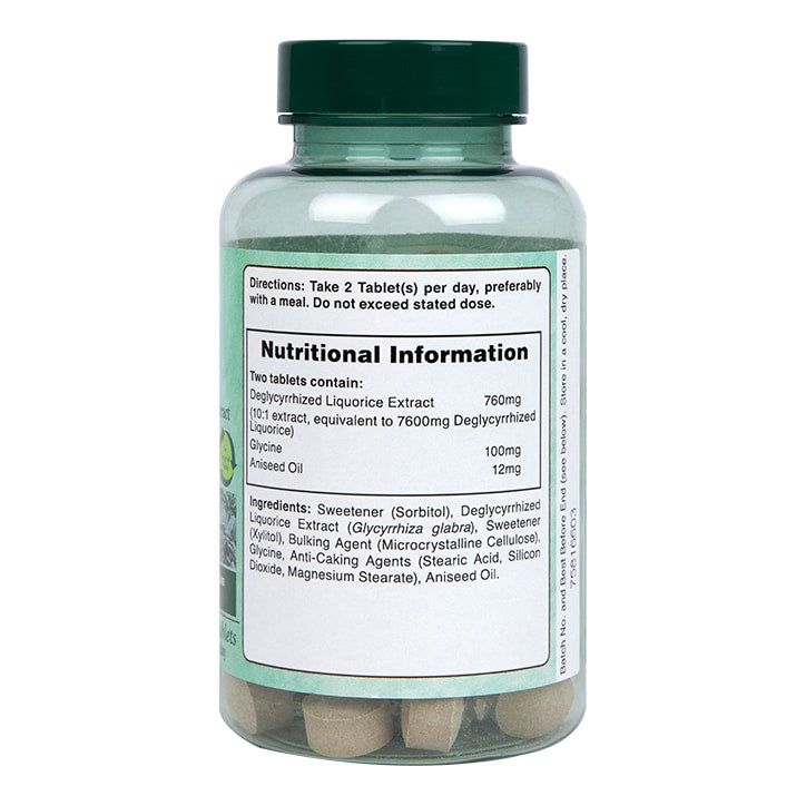 Holland &amp;amp; Barrett Chewable Liquorice 760mg 60 Tablets