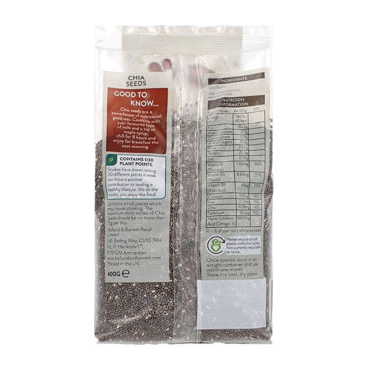 Holland &amp;amp; Barrett Chia Seeds 400g