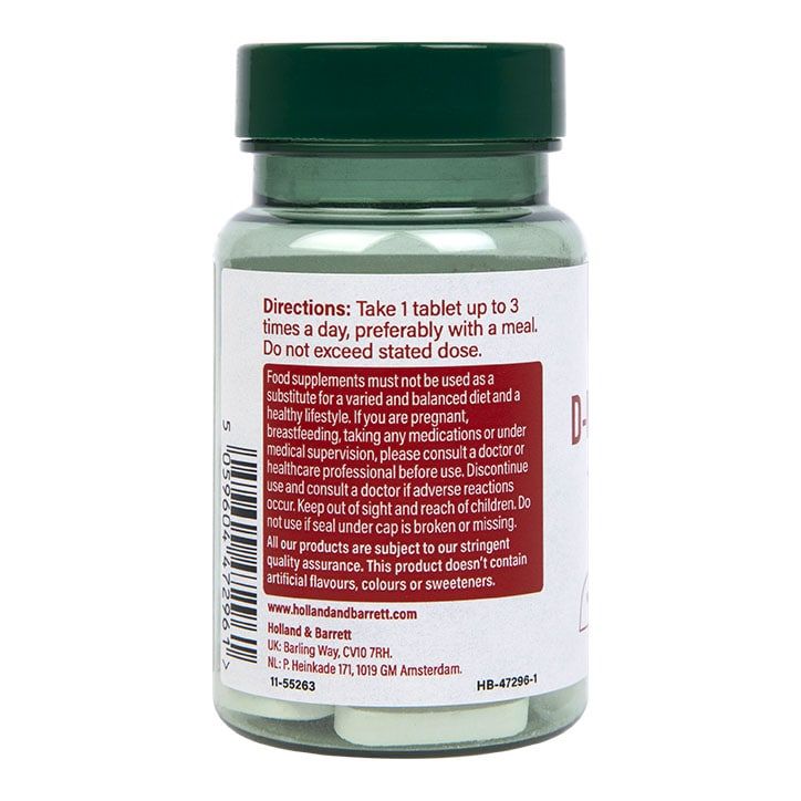 Holland &amp;amp; Barrett D Mannose 1000mg 30 Tablets