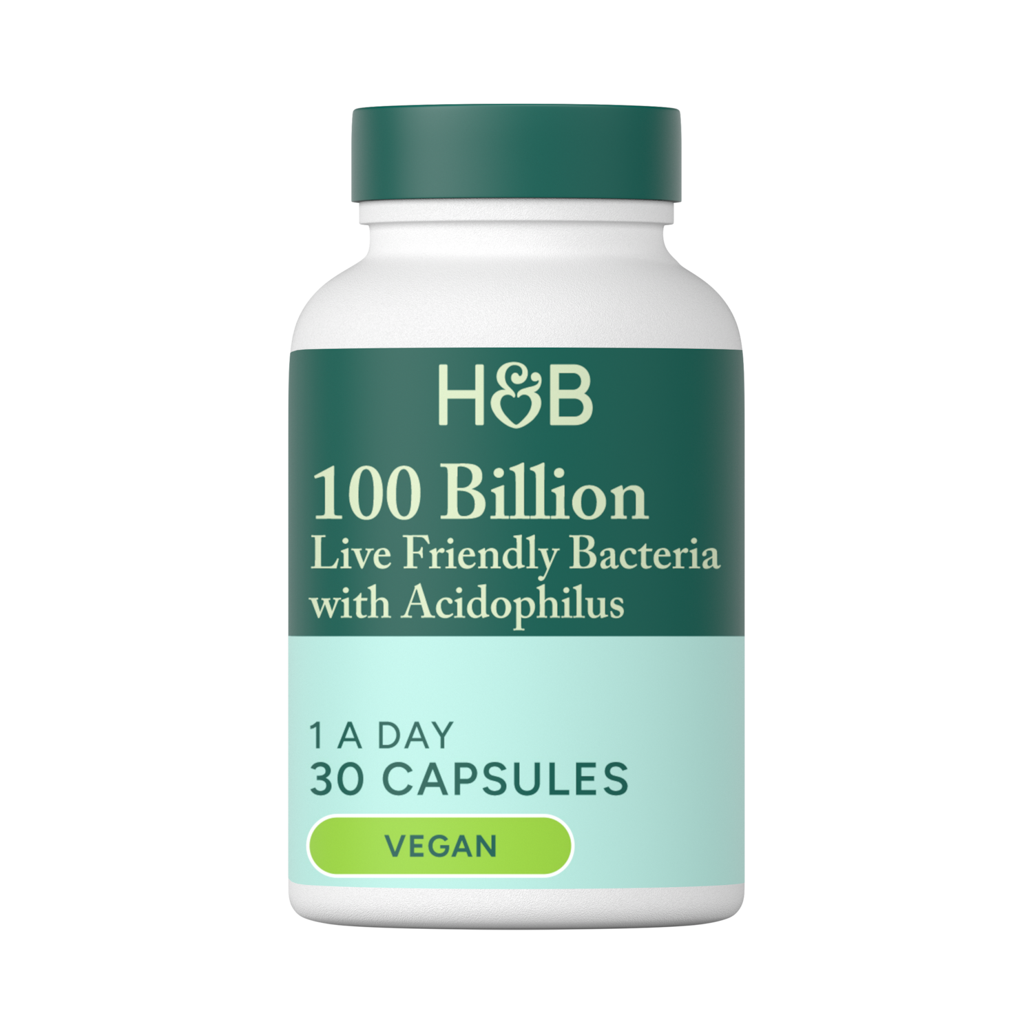 Holland &amp;amp; Barrett Friendly Bacteria 100 Billion 30 Capsules