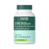 Holland &amp;amp; Barrett Friendly Bacteria 100 Billion 30 Capsules