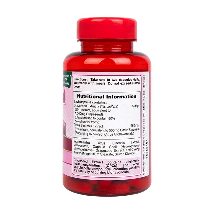 Holland &amp;amp; Barrett Grapeseed Extract 50mg 100 Capsules