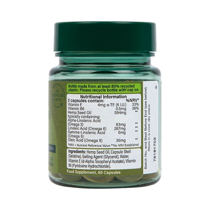 Holland &amp;amp; Barrett Hemp Seed Oil 60 Capsules