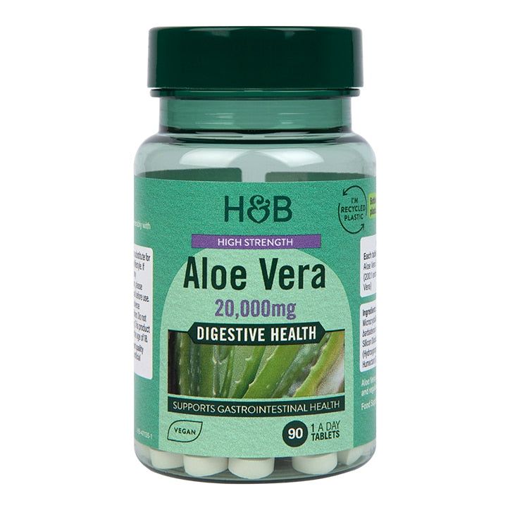 Holland &amp;amp; Barrett High Strength Aloe Vera 20,000mg 90 Tablets