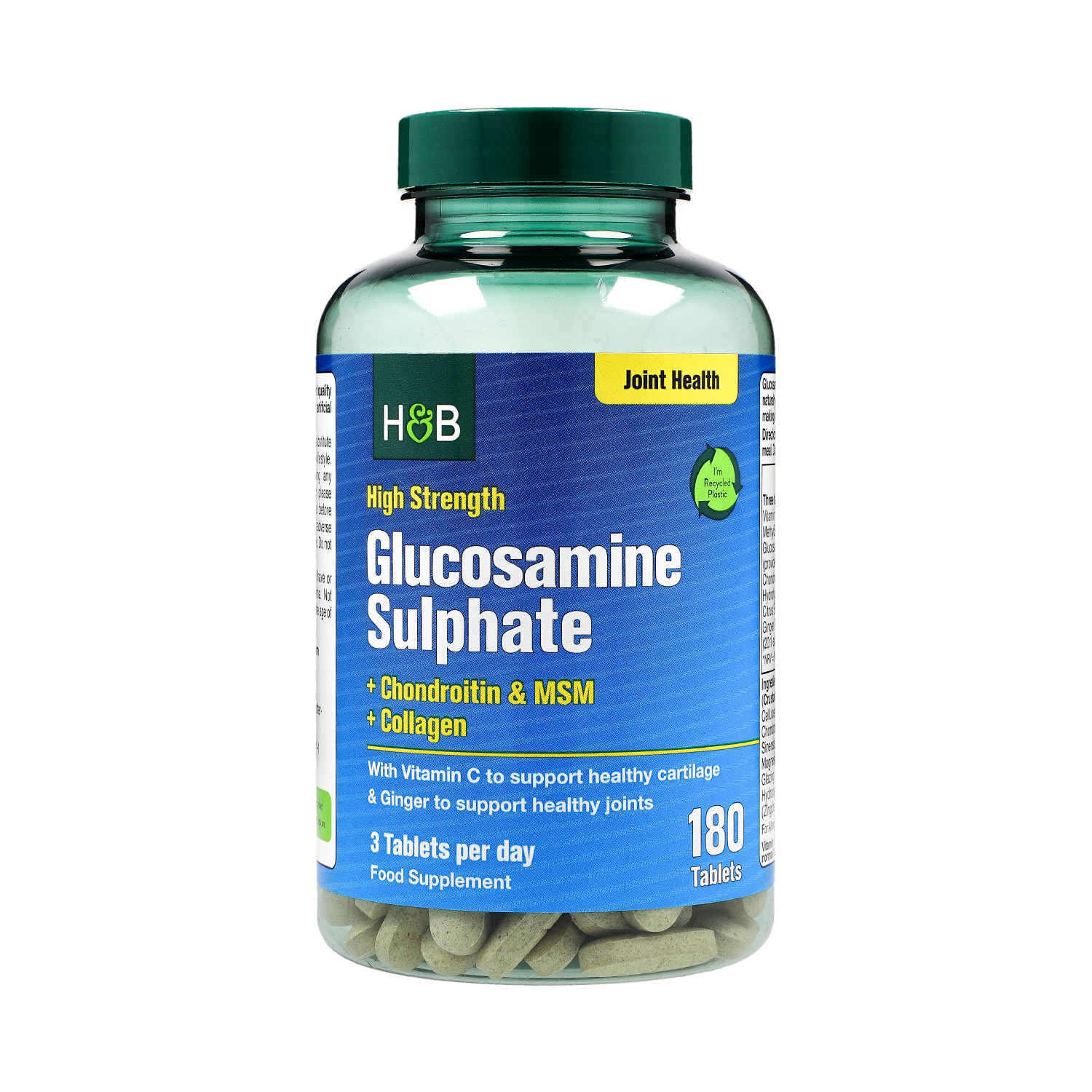 Holland &amp;amp; Barrett High Strength Glucosamine &amp;amp; Chondroitin Complex 180 Tablets