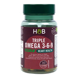 Holland &amp;amp; Barrett High Strength Vegan Triple Omega 3-6-9 Oil 680mg 30 Capsules