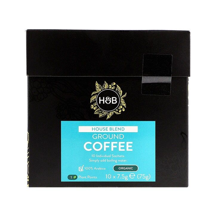 Holland &amp;amp; Barrett House Blend Coffee Bags 10 Sachets