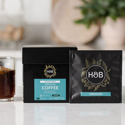 Holland & Barrett House Blend Coffee Bags 10 Sachets
