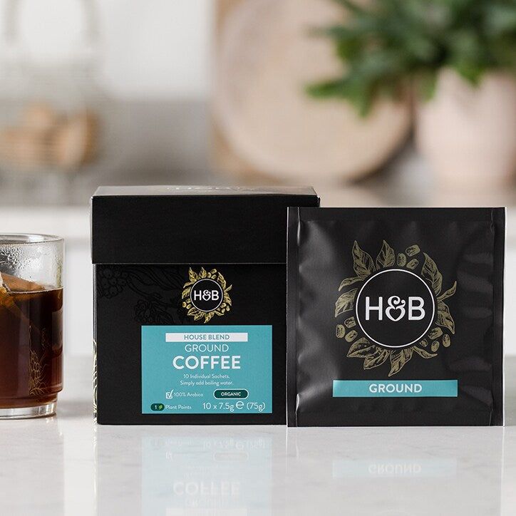 Holland &amp;amp; Barrett House Blend Coffee Bags 10 Sachets Coffee Bags