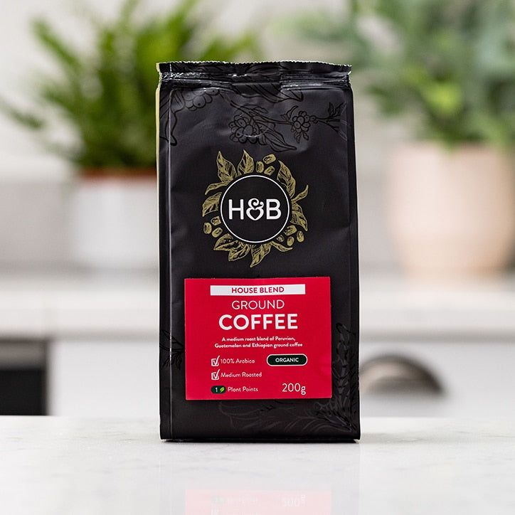 Holland &amp;amp; Barrett House Blend Coffee Bags 10 Sachets Ground Coffee