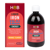 Holland &amp;amp; Barrett Iron + B Vits, Vit C &amp;amp; Minerals 500ml Liquid