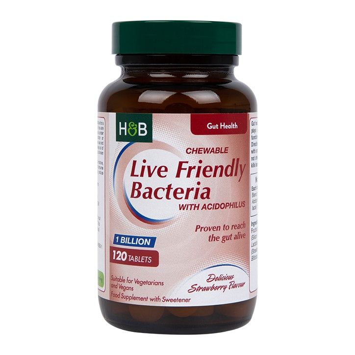 Holland &amp;amp; Barrett Live Friendly Bacteria 1 Billion 120 Tablets