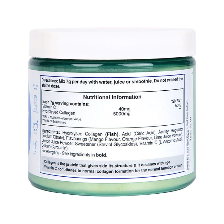 Holland &amp;amp; Barrett Marine Collagen Tropical Flavoured Powder 5000mg 210g