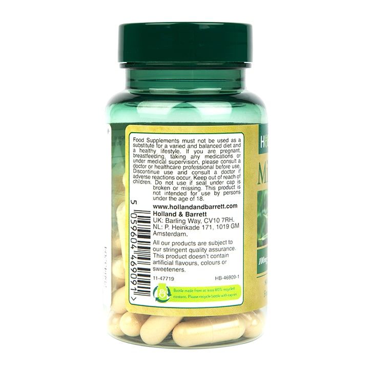 Holland &amp;amp; Barrett Milk Thistle 100mg 60 Capsules