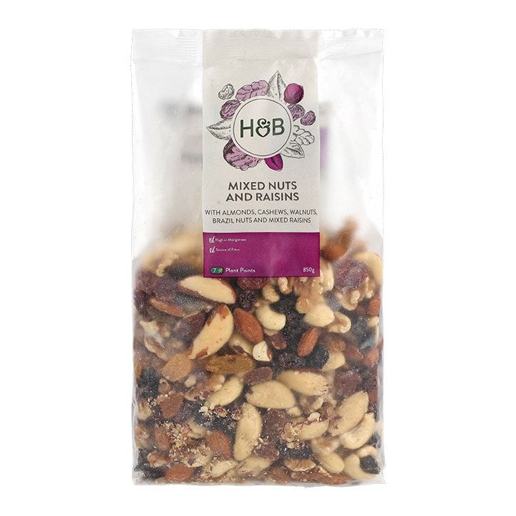 Holland &amp;amp; Barrett Mixed Nuts &amp;amp; Raisins 850g