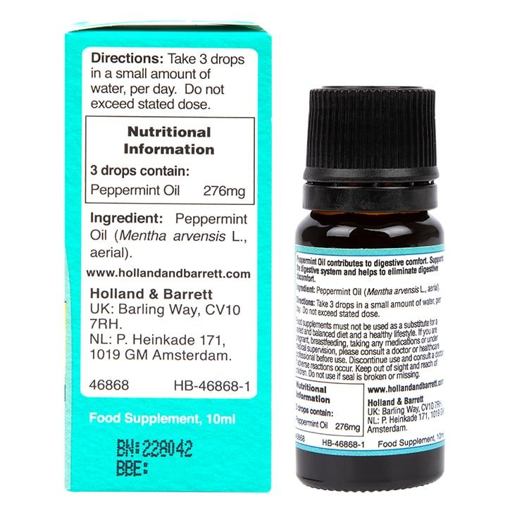 Holland &amp;amp; Barrett Oil of Peppermint Liquid