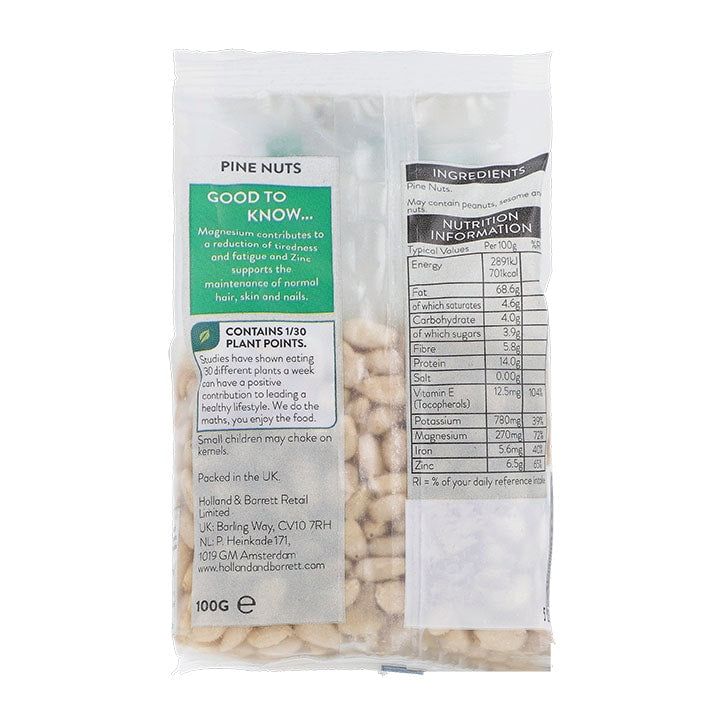Holland &amp;amp; Barrett Pine Nuts 100g