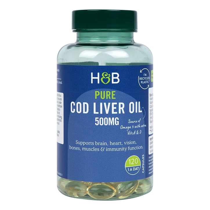 Holland &amp;amp; Barrett Pure Cod Liver Oil 1000mg 240 Capsules