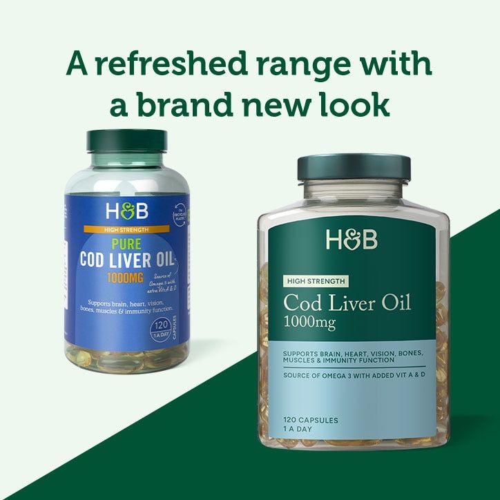 Holland &amp;amp; Barrett Pure Cod Liver Oil 1000mg 240 Capsules