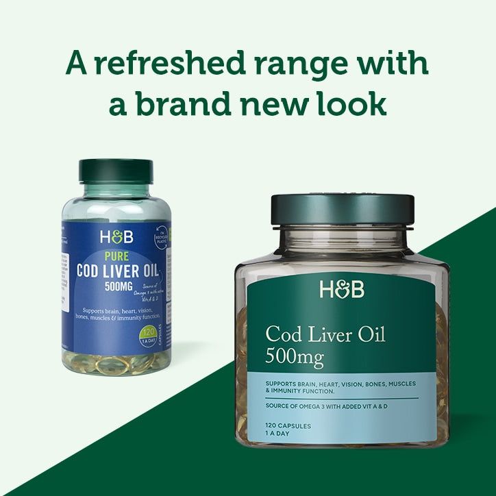 Holland &amp;amp; Barrett Pure Cod Liver Oil 1000mg 240 Capsules