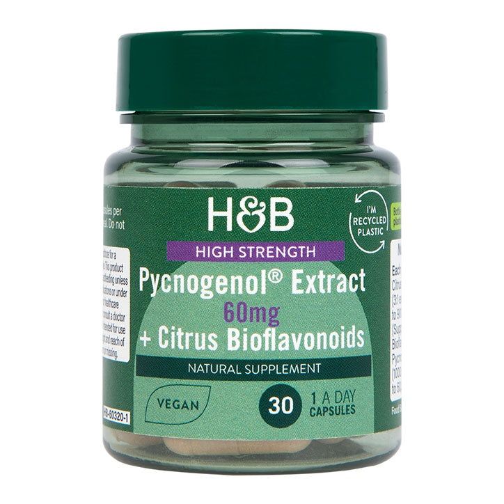 Holland &amp;amp; Barrett Pycnogenol 60mg 30 Capsules