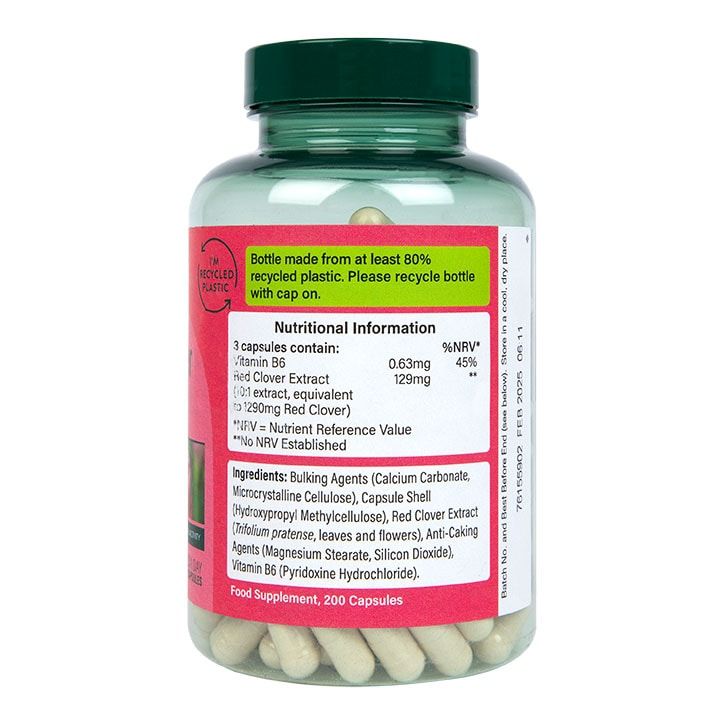 Holland &amp;amp; Barrett Red Clover Extract 200 Capsules