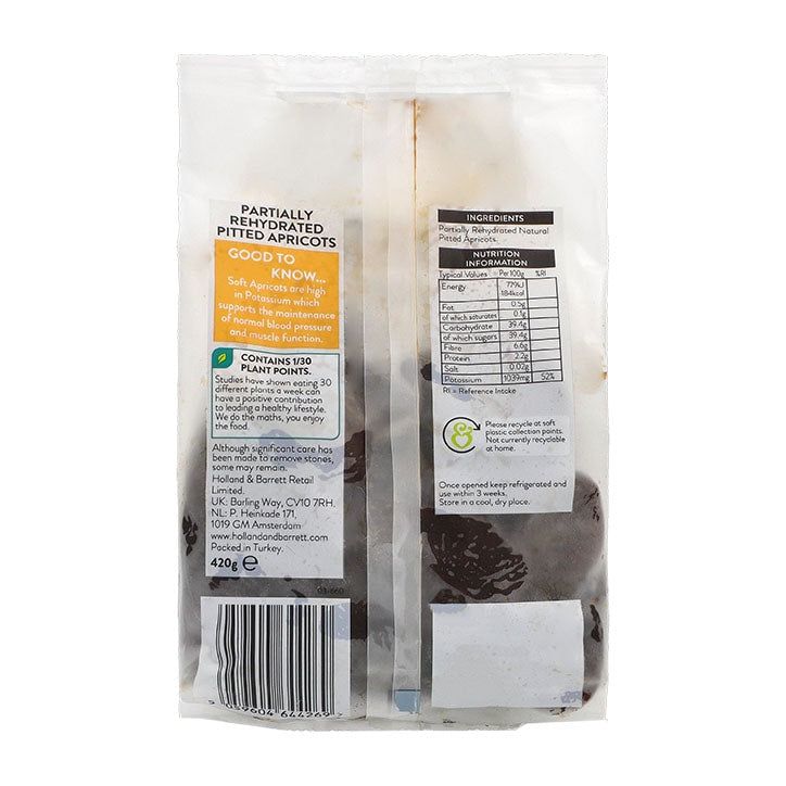 Holland &amp;amp; Barrett Soft Apricots Preservative Free 420g