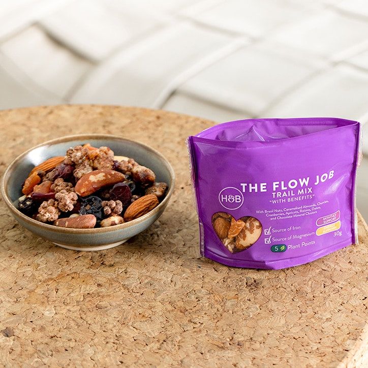 Holland &amp;amp; Barrett The Flow Job Trail Mix with Benefits 30g