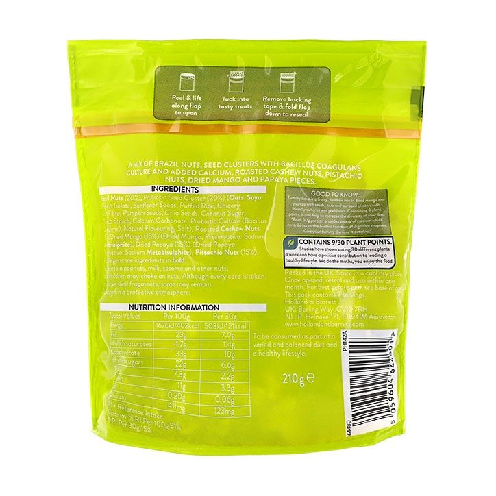 Holland &amp;amp; Barrett Tummy Love Trail Mix with Benefits 210g