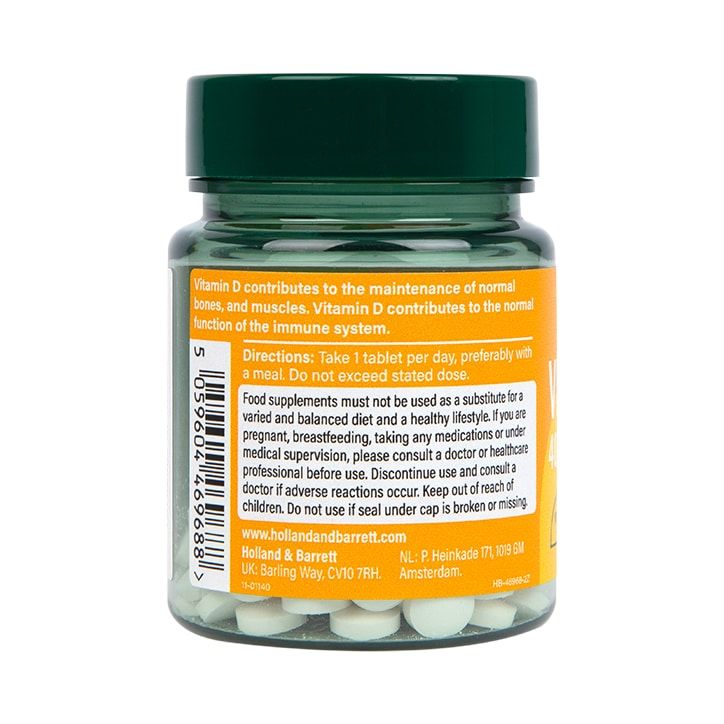 Holland &amp;amp; Barrett Vitamin D 3000 I.U. 75ug 120 Tablets