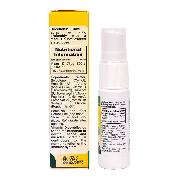 Holland &amp;amp; Barrett Vitamin D Spray 3000 I.U. 75ug 15ml