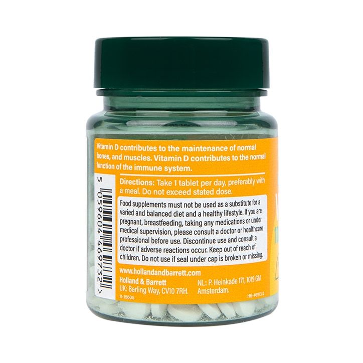 Holland &amp;amp; Barrett Vitamin D3 1000 I.U 25ug 240 Tablets