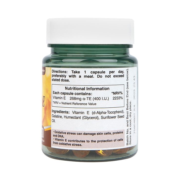 Holland &amp;amp; Barrett Vitamin E 400iu 120 Capsules