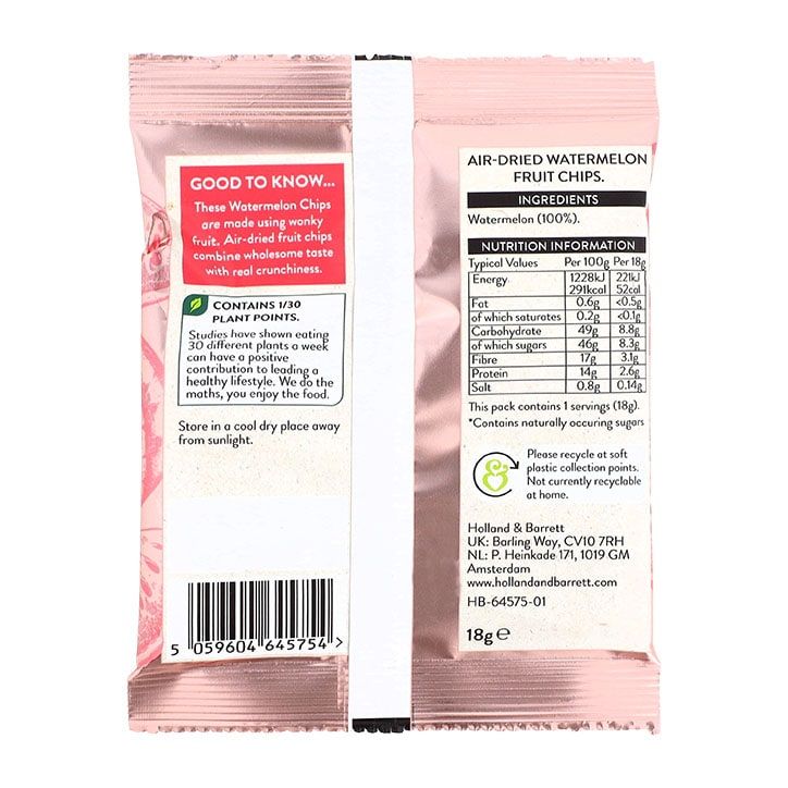 Holland &amp;amp; Barrett Watermelon Chips 18g