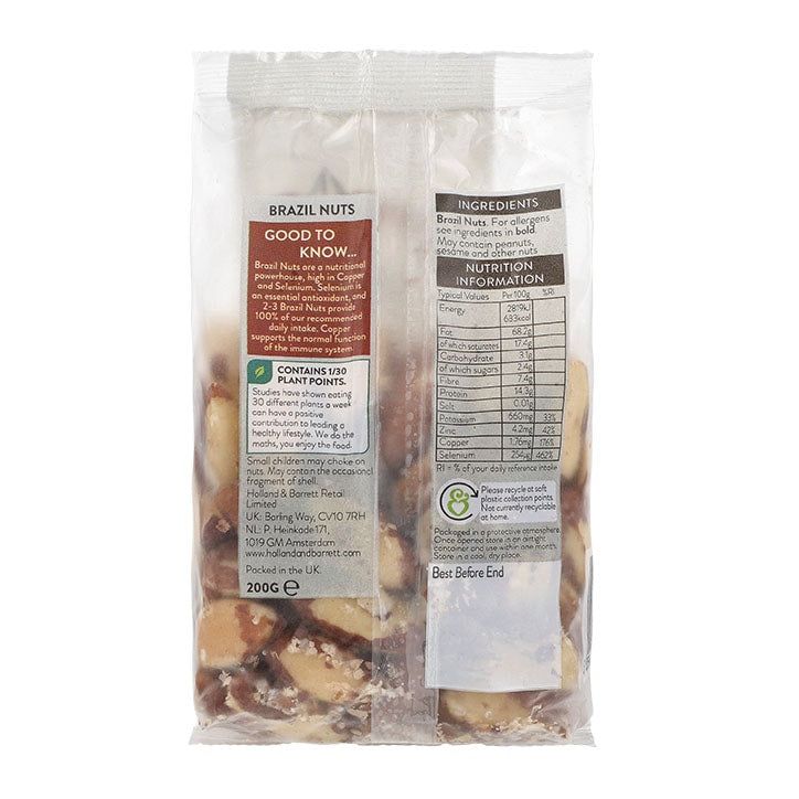 Holland &amp;amp; Barrett Whole Brazil Nuts 200g