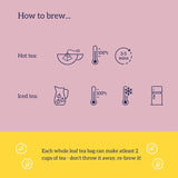 HotTea Mama Morning Rescue Ginger Root &amp;amp; Lemon Balm Tea 14 Tea Bags