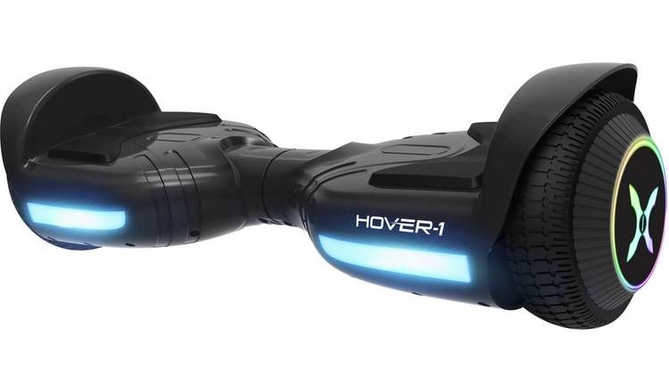 Hover-1 Rival Electric Hoverboard with LED Wheels - Black
