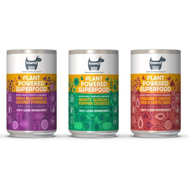 Hownd Fresh Blueberry &amp;amp; Coconut Porridge with Chia &amp;amp; Oats Wet Dog Food   400g