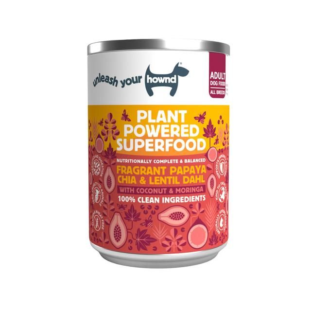 Hownd Papaya Lentil &amp;amp; Chia Dahl with Coconut &amp;amp; Moringa Wet Dog Food   400g