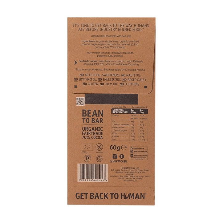 Hu Crunchy Mint Dark Chocolate Bar 60g