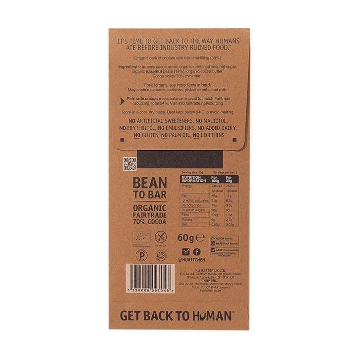 Hu Crunchy Mint Dark Chocolate Bar 60g