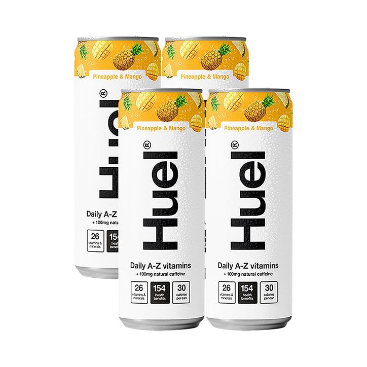 Huel Cherry &amp;amp; Raspberry Daily A-Z Vitamin Drink 330ml Pineapple &amp;amp; Mango / 4x330 ml