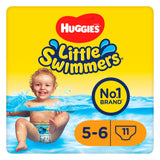 Huggies Little Swimmers Swim Nappies, Nappies Size 5 &amp;amp; 6, 11 Nappy Pants