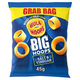 Hula Hoops Salt &amp;amp; Vinegar Flavour Big Hoops Sharp 45g