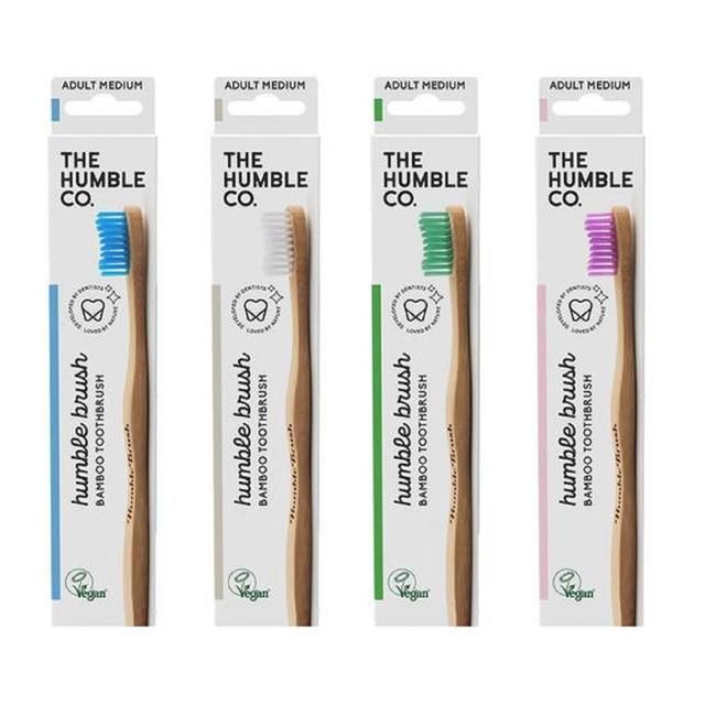 Humble Bamboo Toothbrush Medium - Mixed Colours